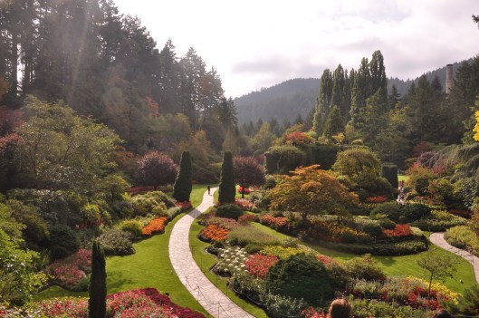 Buchard gardens sunken