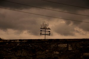 2. The weather was rainy and windy.