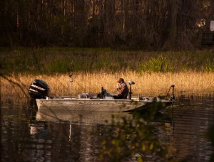 man in boat